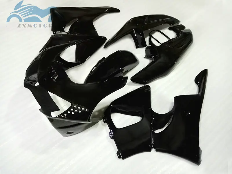 Free Custom Motorcycle fairing set for HONDA CBR900RR 919 glossy black fireblade fairings kit CBR919 98 99 CBR 900 1998 1999