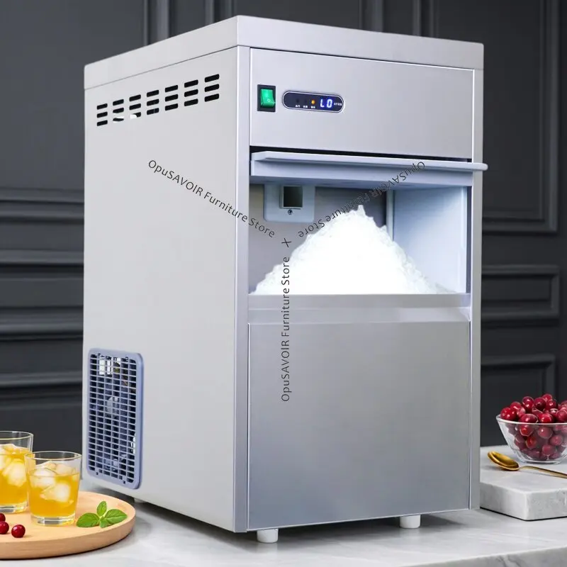 

Premium Snowflake Ice Machine Automatic Crushed Ice Maker Sushi & Sashimi Display Soft & Slow Melting Fresh Seafood JT40