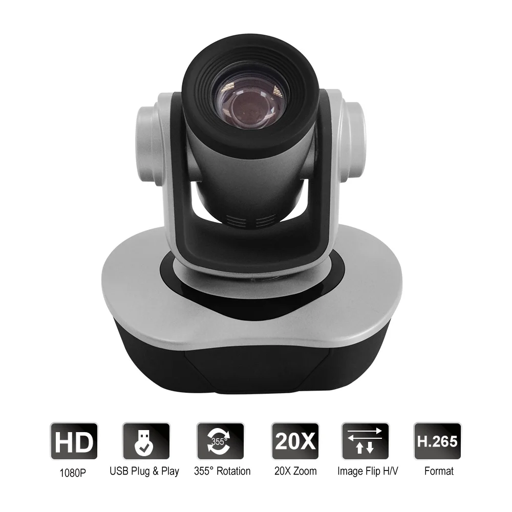Anxinshi 1080P IP SDI HD-MI 3 In 1 Streaming Broadcast Video Conference Camera