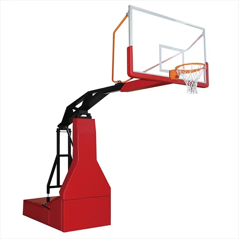 Outdoor Movable Hoop Stand Height Adjustable For Home Backyard School Playground Daily Use New Arrival