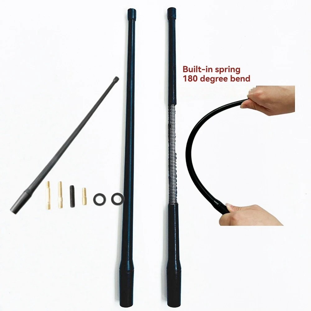 هوائي هوائي 13 بوصة لسيارة جيب رانجلر JK JKU JL JLU روبيكون صحارى المصارع استقبال الصاري محول 2007 - 2021