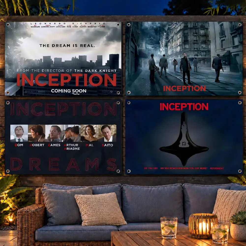 Iconic Movie Inception Indoor Outdoor Flag Banner Party Decor Hanging Wall Backdrop