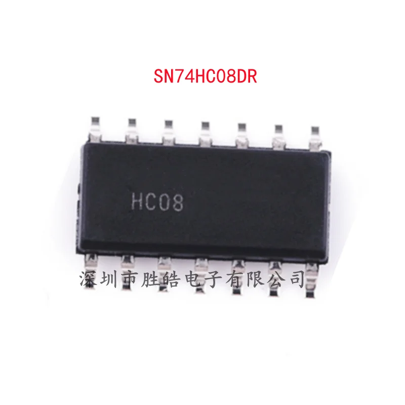 (20PCS) SN74HC08DR    SN74HC08   Four-Way 2-Input Positive with Door   Logic Chip   SOIC-14   SN74HC08DR      Integrated Circuit