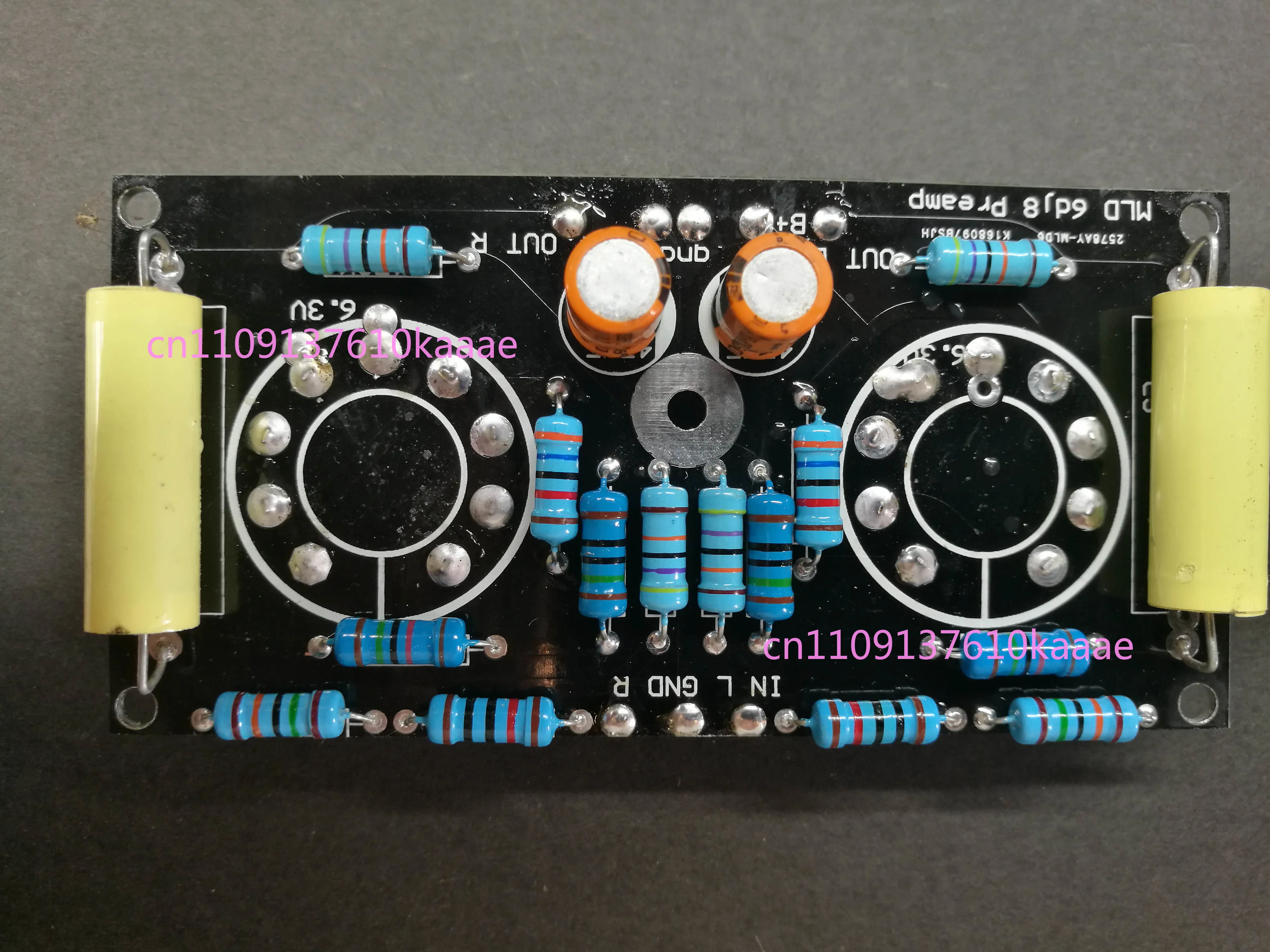 6DJ8 Tube Preamp Board, Compatible 6N11 E88CC 6922, DIY Audio Upgrade