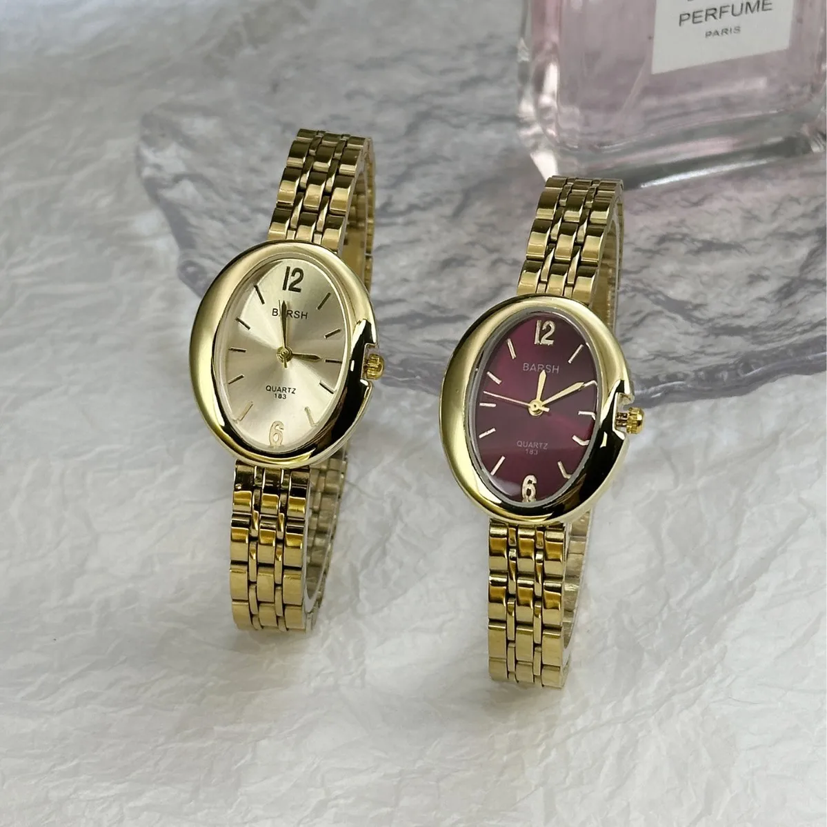 Women's Watches Fashion Simple pigeon egg Dial Steel Strap Quartz Watch Advanced Luxury Ladies' Gift Watches Clocks