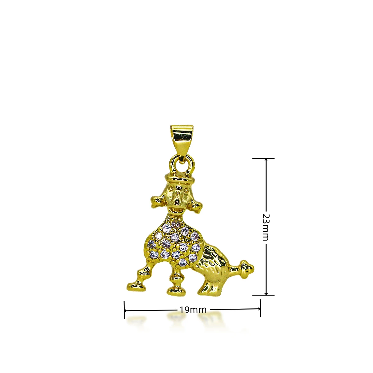 الذهب اللون لطيف جرو سحر ل قلادة أساور أقراط سلسلة الترقوة الأبيض تشيكوسلوفاكيا الكلب الحيوانات قلادة DIY مجوهرات اكسسوارات