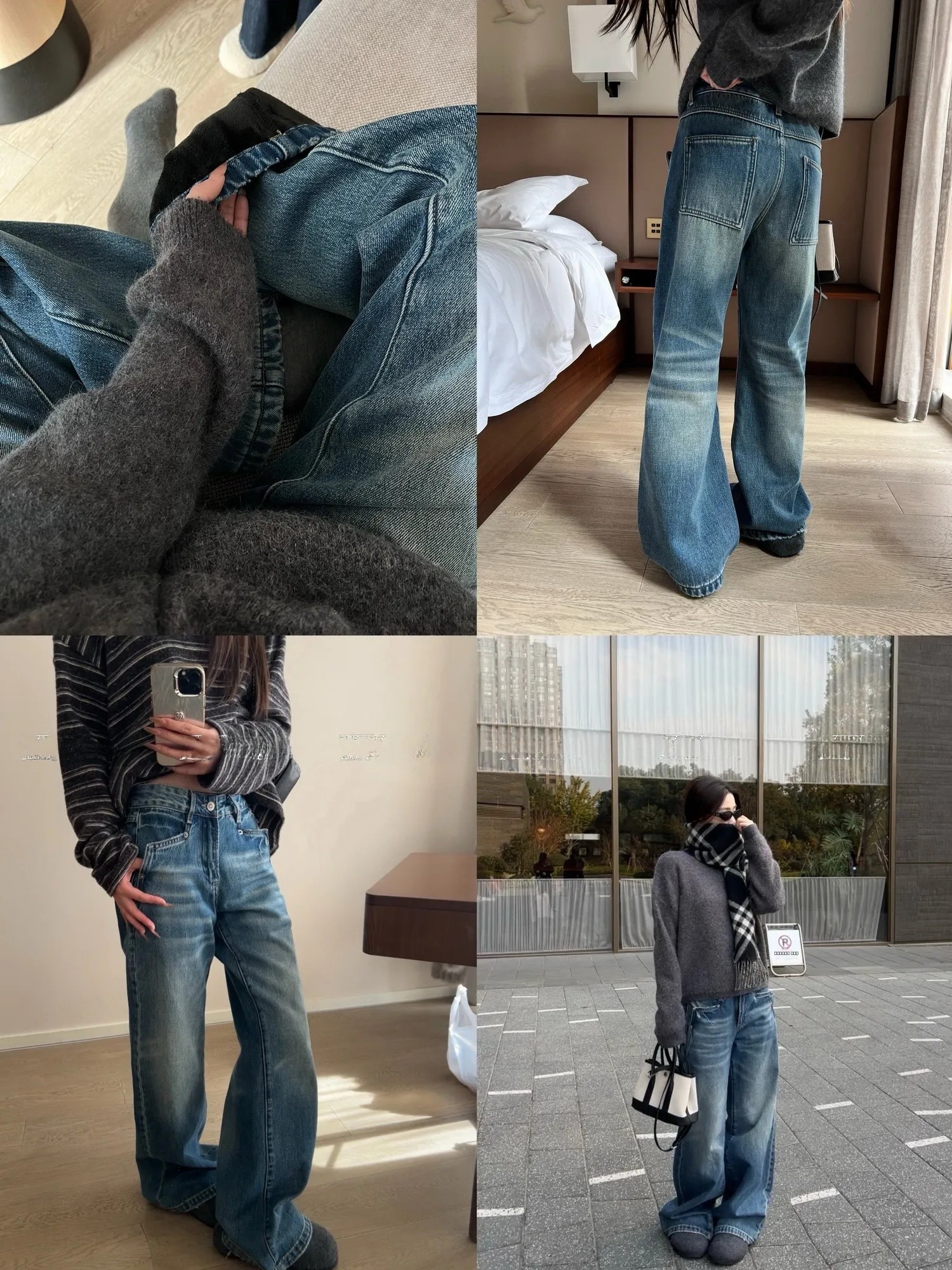 

Женские джинсы XXBAI с флисовой подкладкой, прямые, широкие, повседневные, свободного кроя, утепленные, зимние, из хлопкового денима