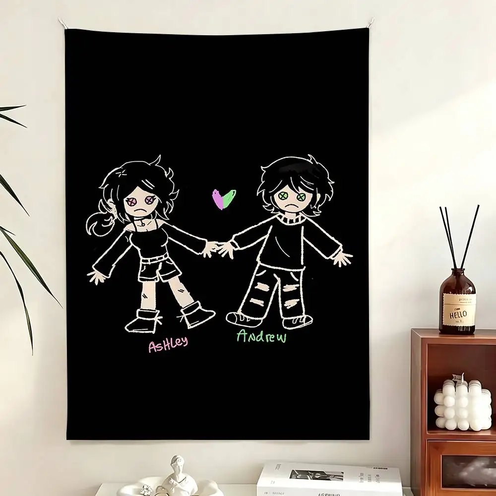 TCOA-The Coffin Of A-Andy AL-And Leyley Flags Wall Hanging Tapestry Outdoor Garage Room Decorative flag Background Blanket