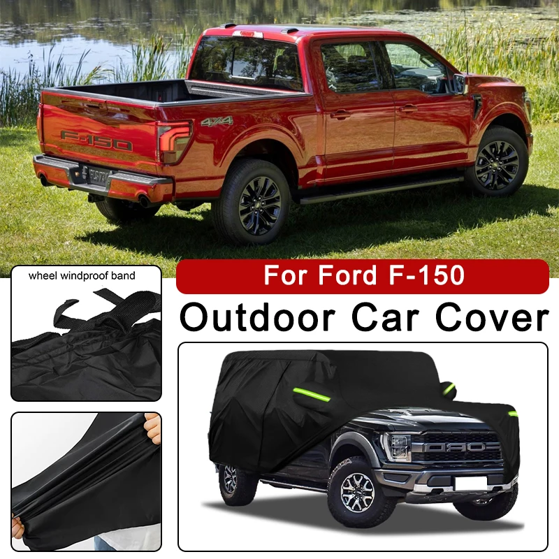

Car Cover for Ford F-150- Outdoor Full Body Protection, Waterproof Dustproof Heat-Resistant, All-Season Use Exterior Accessories