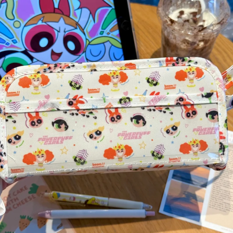 Crayon shin-chan sac à crayons grande capacité étui à stylos dessin animé papeterie pochette à stylo transparente rangement pour étudiants fournitures scolaires