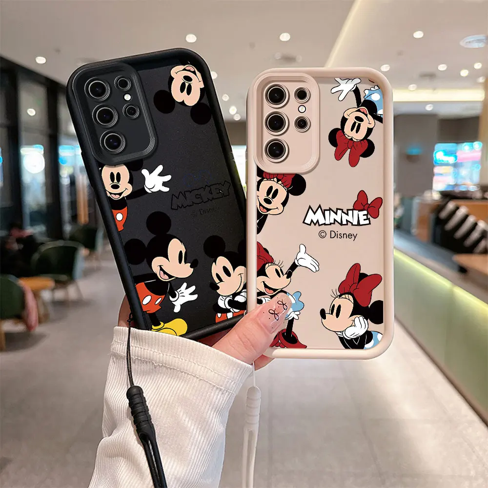 

Cool Mickeys Minnies Phone Case for OPPO A5 A7 A16 A17 A38 A53 A54 A55 A58 A72 A74 A76 A78 A94 A98 4G 5G Cover with Hand Strap