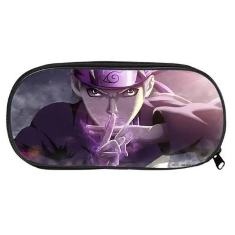 

Naruto Sasuke Itachi Anime Pencil Case Large Capacity Cosplay Stationery Box for Boys Girls Students
