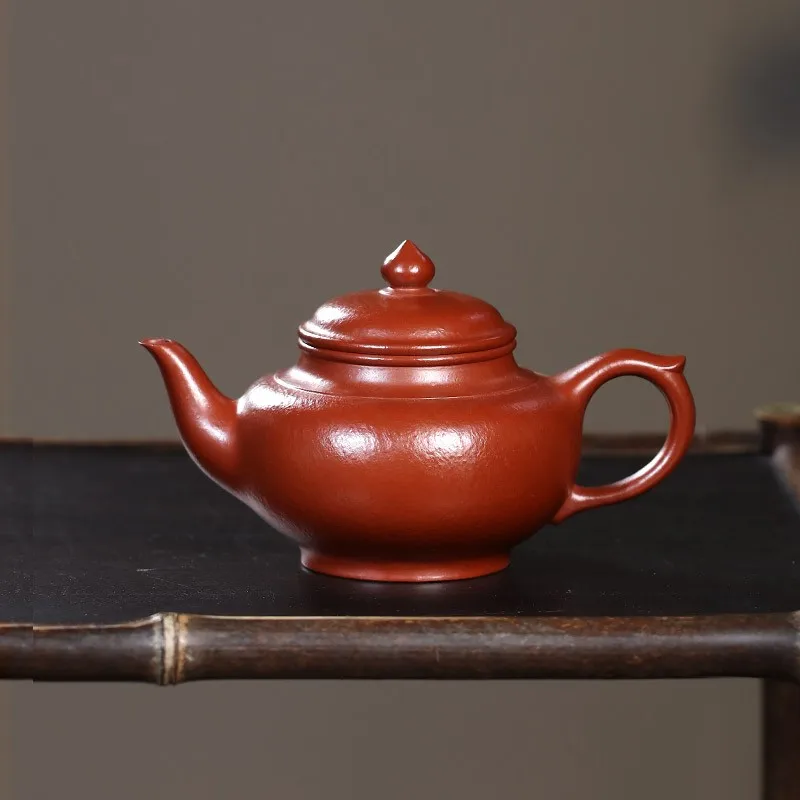 

Zanghutianxia Yixing Purple Clay Pot Famous Handmade Household Kung Fu Tea Set Single Teapot Raw Ore Noble Red Cinnabar Sand Tea