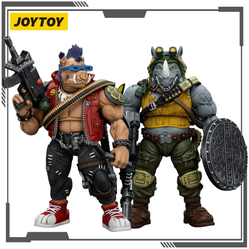 

JOYTOY оригинальные TMNT-Beebop/Szaady аниме фигурки периферийных устройств игрушки для мальчиков подарки Коллекционная модель украшения