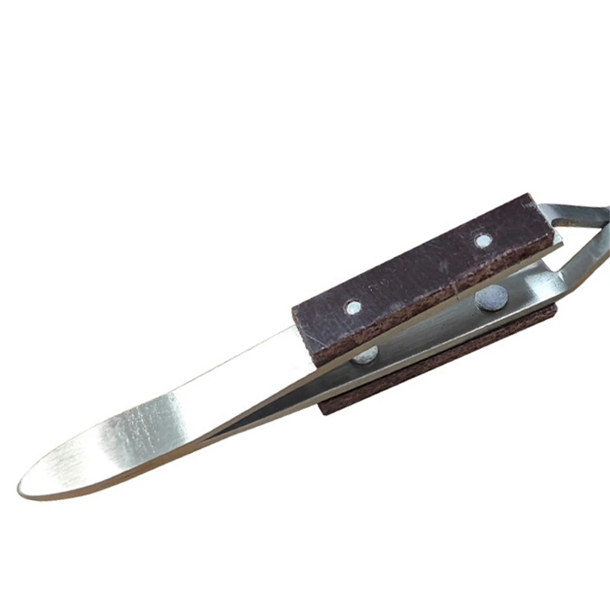 3Pcs Precision Reverse Tweezers Non-Conductive, Heat Resistant, Anti-Magnetic Pointed & Curved Tips Tweezer Set