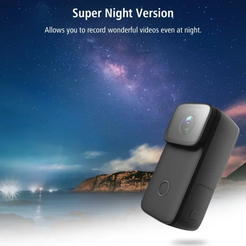 SJCAM C200 Action Camera 360 Motorcycle Driving Recorder Thumb Camera Head mounted Camera Anti shake Waterproof Vlog Camera