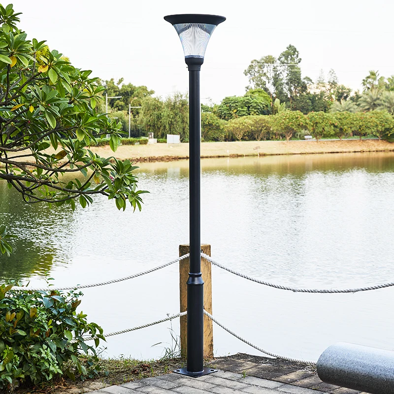 Solar street light Outdoor courtyard Garden villa Aluminum profile landscape light