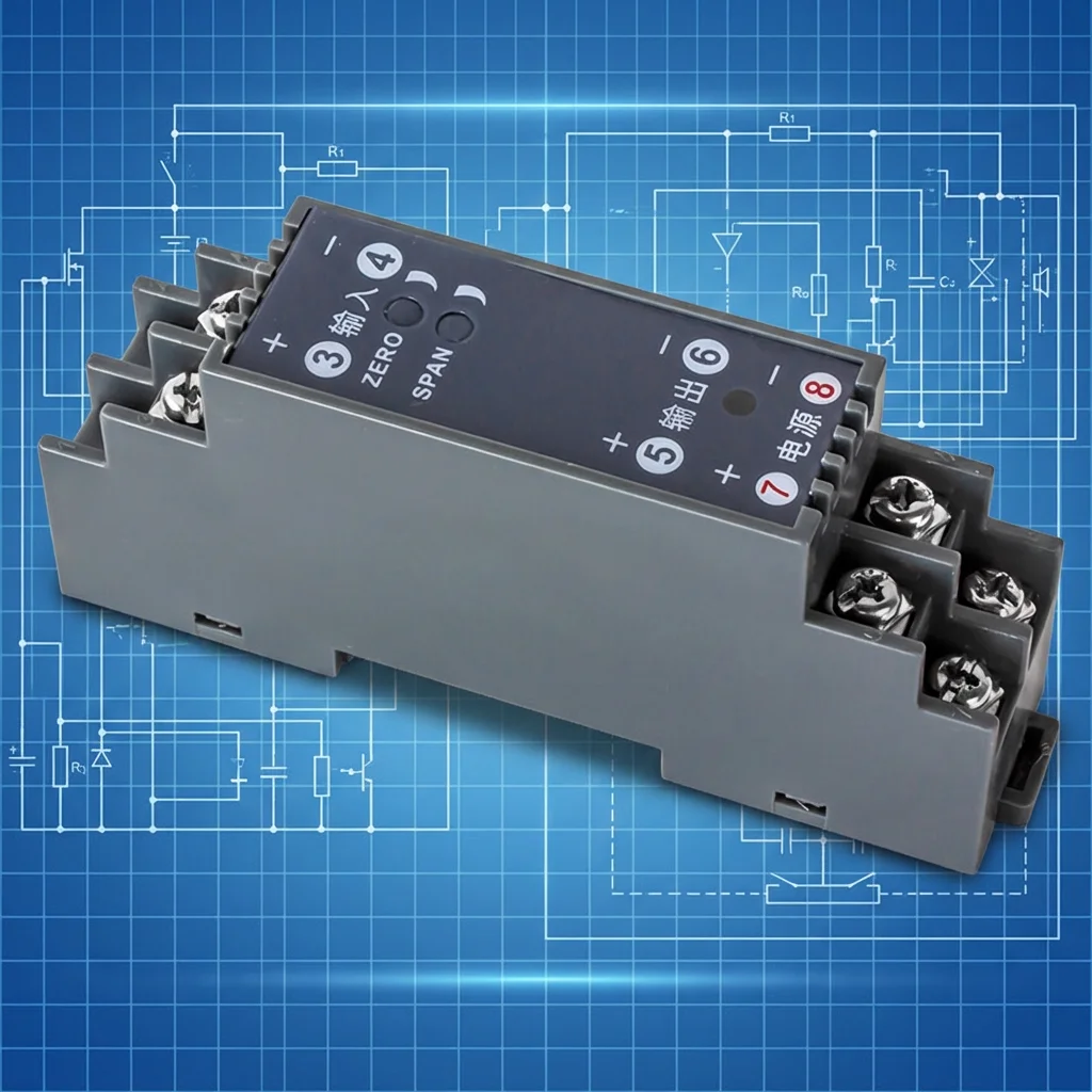 Analog Signal Isolator -2000V-0-2000V 0-75mV 4-20mA 0-10V -10A-10A 1 1 DC Voltage Current Transmitter Converter Qidian 35mm DIN