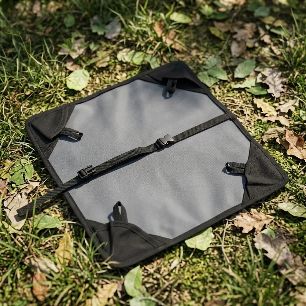 Outdoor Chair Base Pad Prevents Sinking into Soft Terrain Portable Foldable Design for Beach Park Campground or Festival Use
