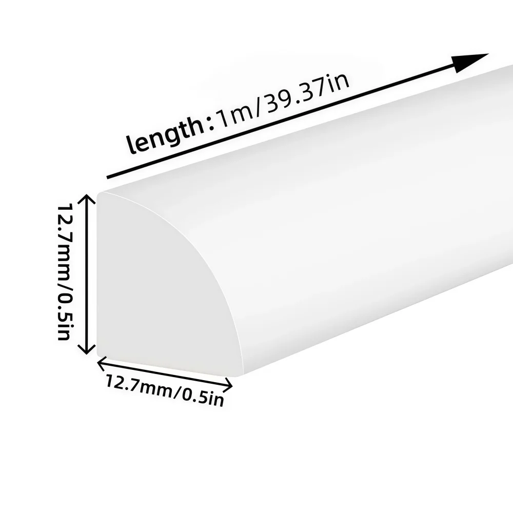 1PC Self Adhesive Peel and Stick Molding, Waterproof Removable Baseboard Trim for DIY Home, Wall Edge Corner, Staircase Edge ﻿
