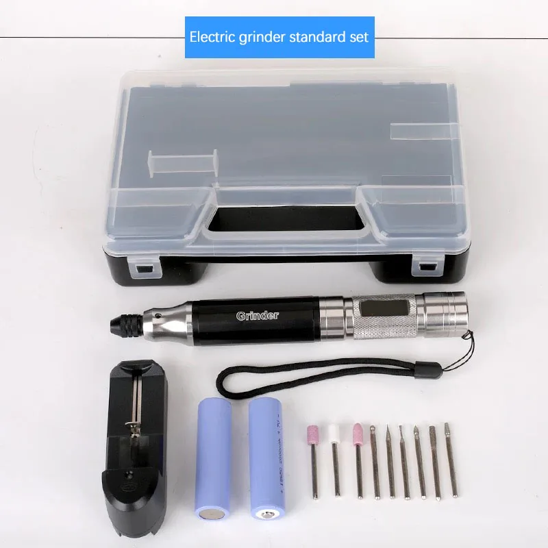 Micro Rechargeable Electric Grinder Lithium Carving Pen Cleaning Brush Hand Drill Polishing Tool