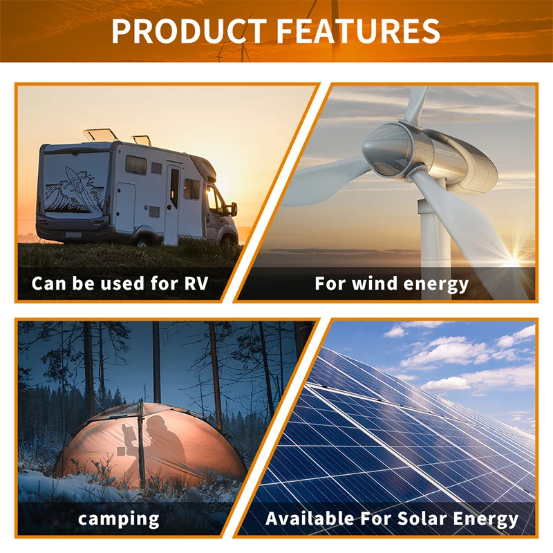 بطارية ليثيوم فوسفات الحديد ، بطارية LiFePO4 القابلة لإعادة الشحن ، المدمج في BMS ، 12.8 فولت ، RV ، عربة الغولف ، محرك القوارب ، النظام الشمسي ، 12 فولت