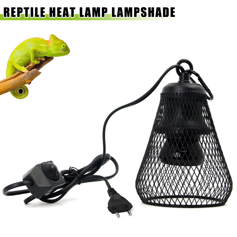 

Reptile Heating Lamp Anti-scald Lampshade Far Infrared Ceramic Heating Lamp E27 Pet Heating LampShade for Lizards Tortoises