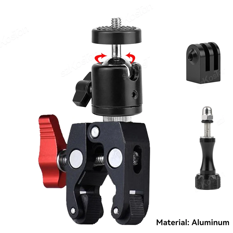 SZKOSTON Für Insta 360X4X5 Gehen Pro 13 12 11 10 9 DJI Action 6 Fahrrad Motorrad Selfie Stick Einbeinstativ montieren Lenker Halterung Zubehör 3