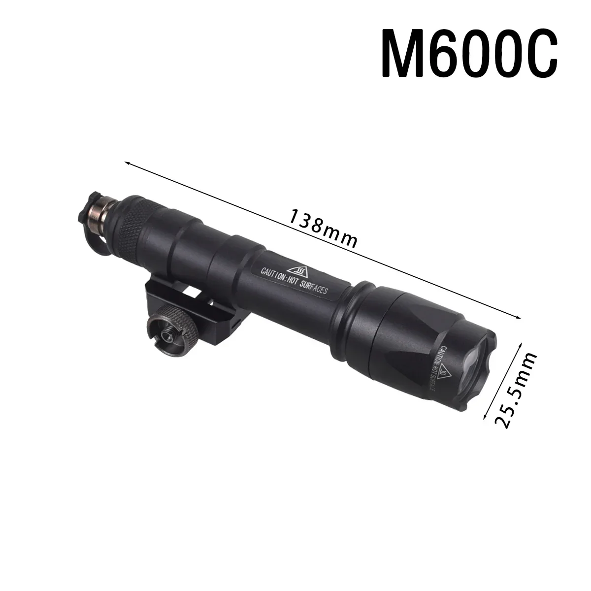 Surefire LOGO M600C M600 M300 Tactical Weapon Light Airsoft Powerful Flashlight Fit 20mm Rail Scout Rifle Hunting Gun LED Lamp