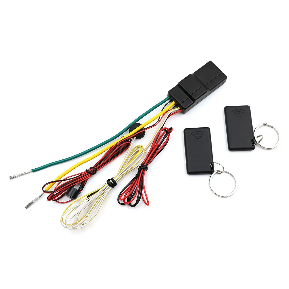 2.4G RFID Immobilizer Wireless Engine Lock Car Alarm System Anti-Hijacking Intelligent Circuit Cut Off Auto Unlock