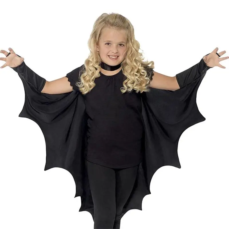 

Children's Bat Cloak Costume Girls' Faionable Traditional Ethnic Stage Wear Autumn Collection No Brand Registered