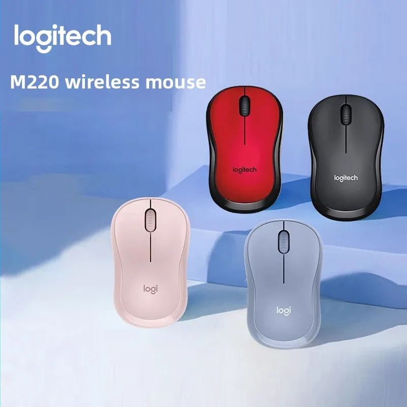 

Беспроводная мышь M220, бесшумная игровая мышь для ноутбука, офиса и дома