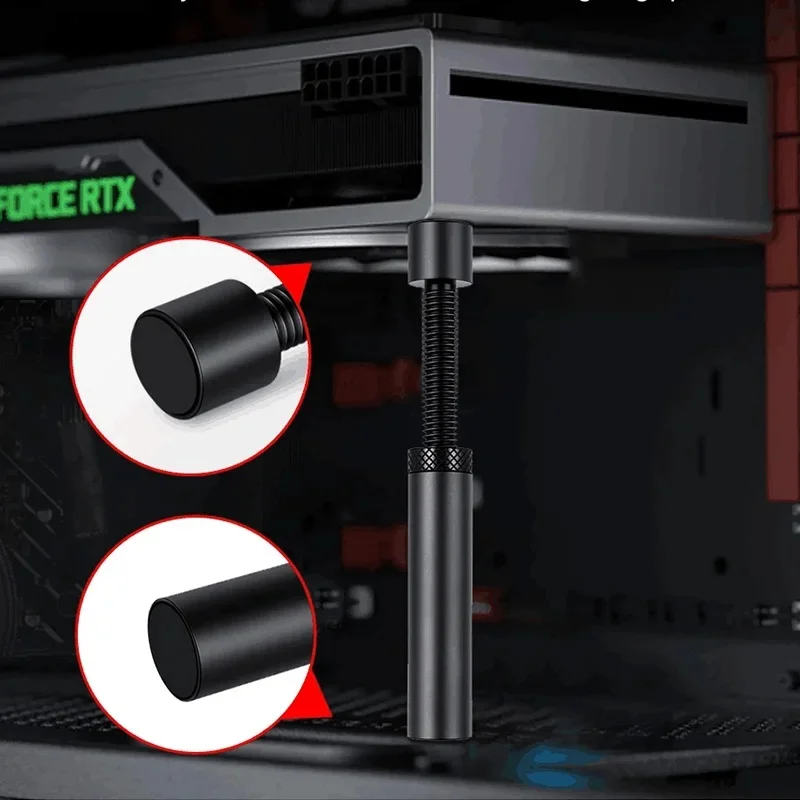 GPU HOLD Graphics Card GPU Holder Magnetic Bracket Video Card Holder Vertical Telescopic Rotating Stand Support Bracket Video view 4