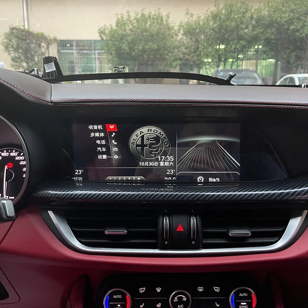 Android 13 For Alfa Romeo Giulia Stelvio 2016-2021 Car Radio Automobile Multimedia CarPlay Auto Bluetooth GPS Navigation Stereo