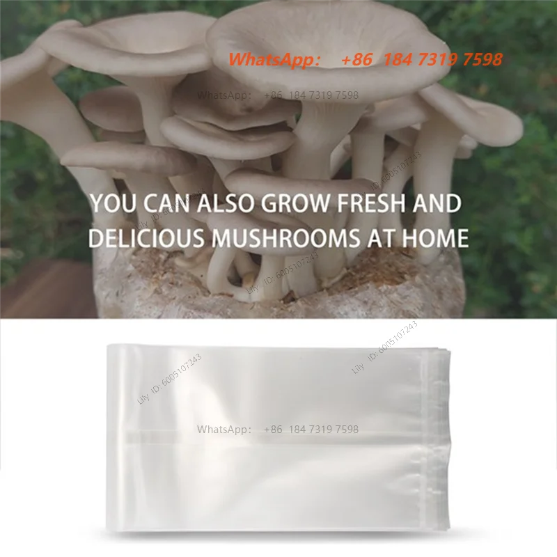 50 Count Mushroom Bags/Mushroom Growing Bags 2.5 Polypropylene Farm-Mushroom Spawn