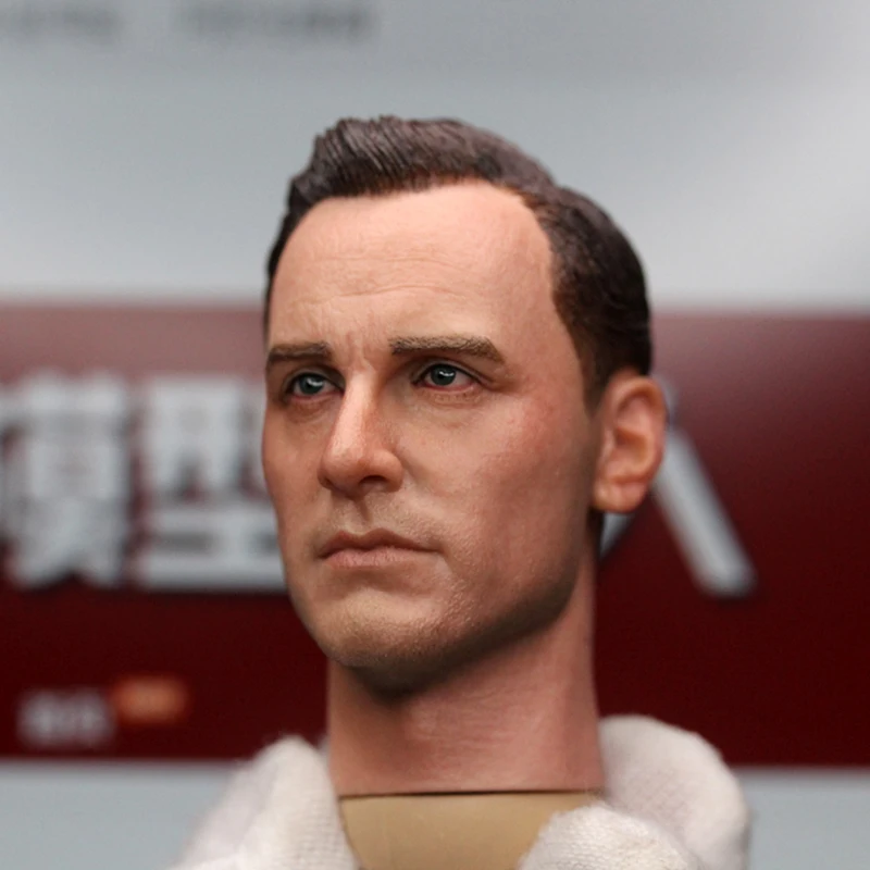 

1/6 Scale Michael Fassbender Head Sculpt Carving Model for 12" Male Soldier Action Figure Body Toy Doll