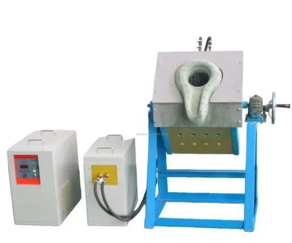 

Wondery High Temperature Inductotherm Superaudio Frequency 25KW Induction Furnace for Tilting Type Melting Furnace