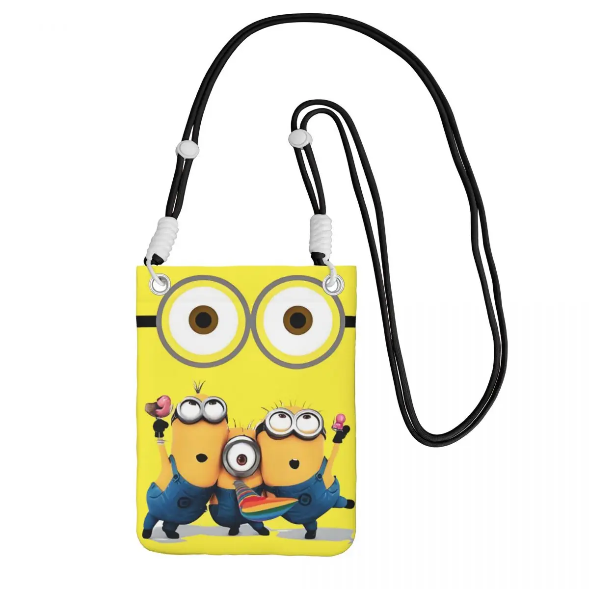 

Изготовленная на заказ сумка для мобильного телефона M-Minions для женщин и мужчин, сумка через плечо в форме капсулы, подходит для монет, мини-кошелек на плечо, кошелек