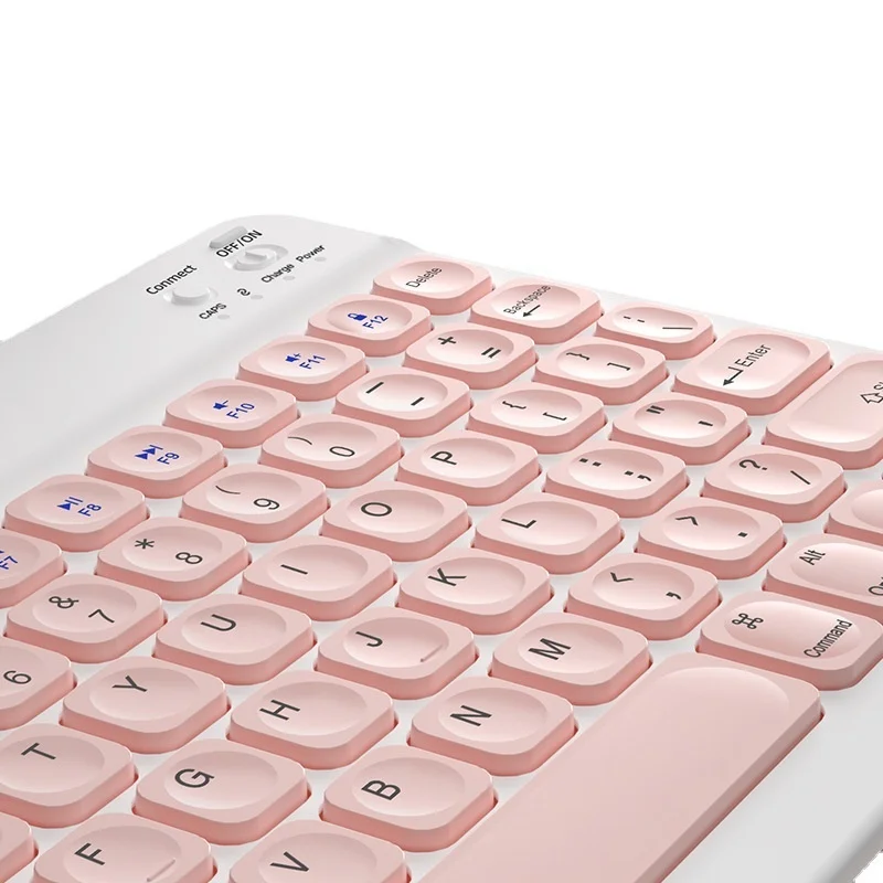 For iPad Keyboard Case with Detachable Touch Mouse Folio Cover 9.7 10.2 10.9 11 12.9 Inch 5