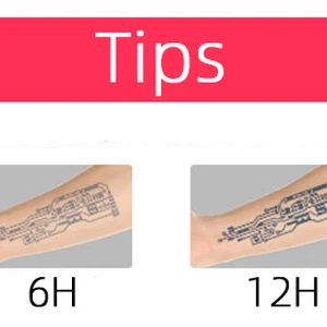 Kräutersaft -Herz -Tattoo -Aufkleber für Frauen, Arm, Oberschenkel, vorübergehend, undurchlässig, falsch, langlebig, sexy 10 Hauptverkäufe Tattoo sexy Leiste - №3