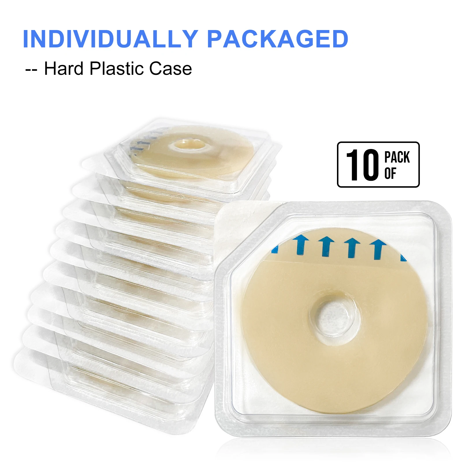 10PCS Ostomy Barrier Rings-Outer Diameter: 2