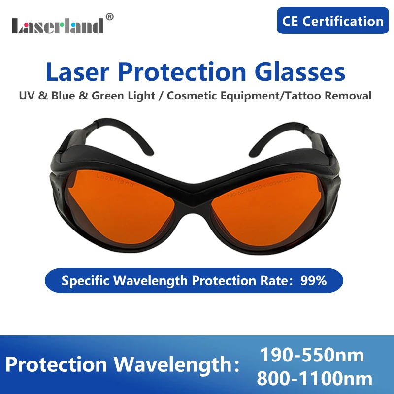 T3G Laser Glasses Safety Protection Glassess for eyebrow tattoo removal picosecond 532nm 1064nm 800-1100  ND:YAG