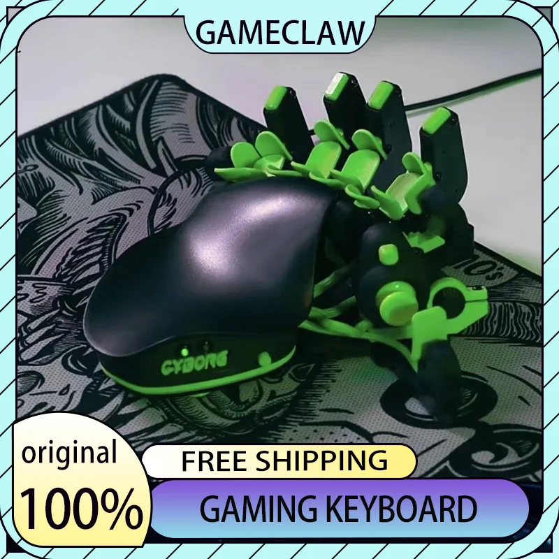 Teclado Mecânico para Jogos GameClaw para Canhotos, Teclado