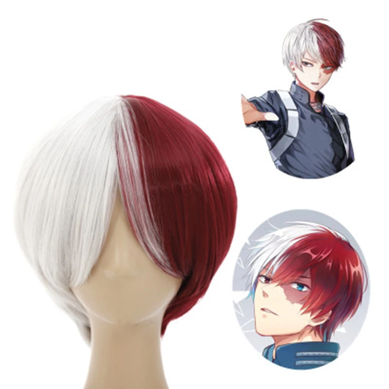 My Hero Academia Todoroki Shoto Uniform Midoriya Lzuku Bakugou Katsuki Ochaco Uraraka Cosplay Costume Wigs Party Cos Suits