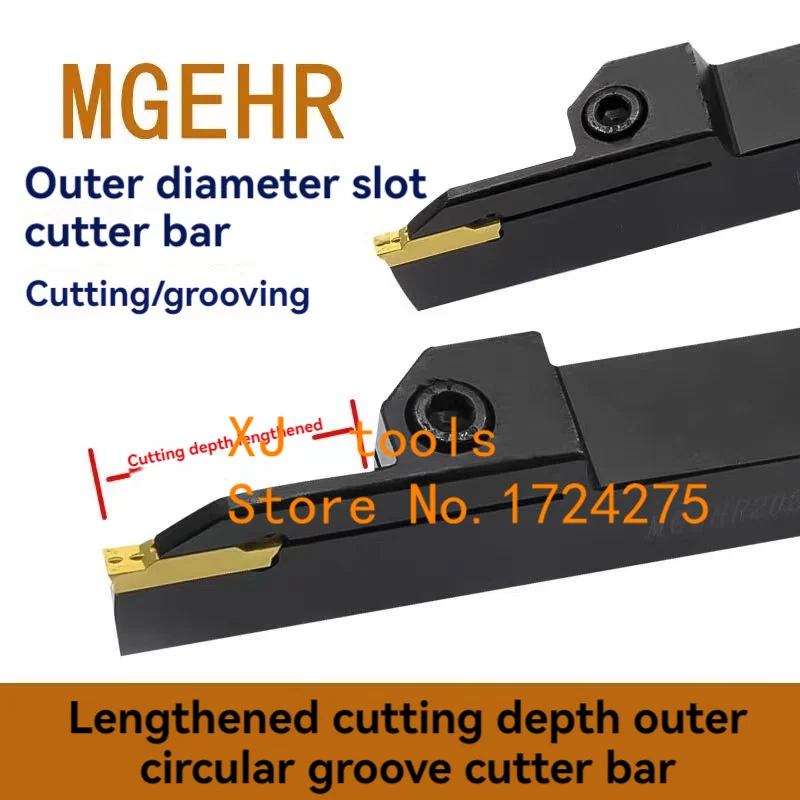 MGEHR MGEHR2020 2T25 3T30 4T30 5T35 25/30/35mm Lathe Cutting Tool Holder Groove Lengthen Cut Deep Longer MGMN MGGN Insert Lathe