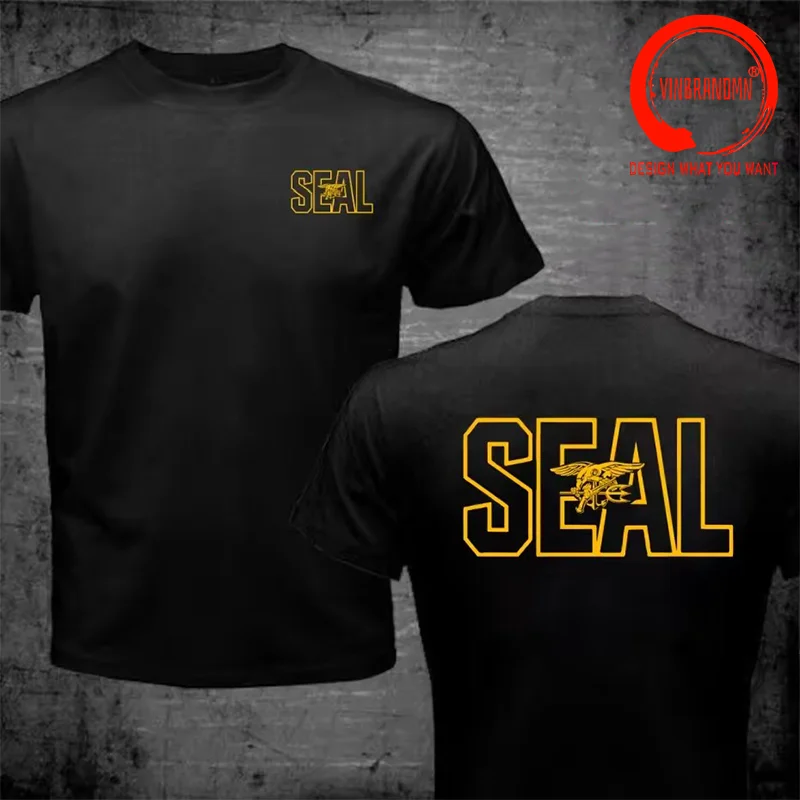 Seal Special Operations Force Naval Seals T Shirt Men Fashion Trendy Casual Clothing Stylish Tops Tee Shirt Men's Leisure Tshirt