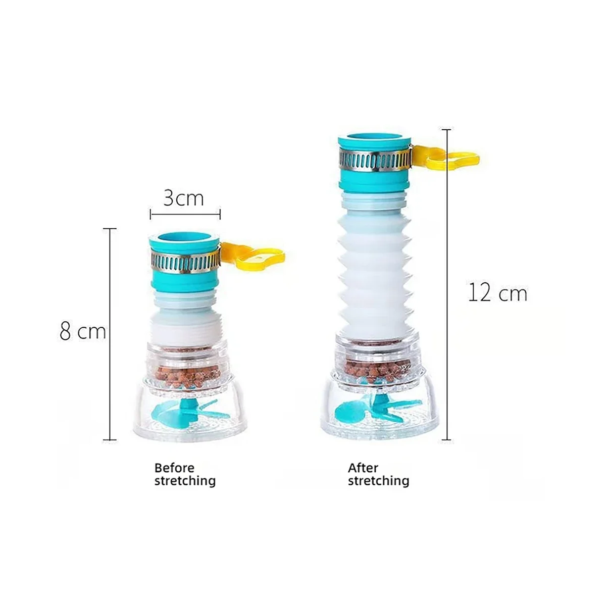 Universal 360 Rotation Faucet Bubbler Swivel Water Saving Economizer Head Shower Kitchen Faucet Nozzle Adapter Sink Accessories