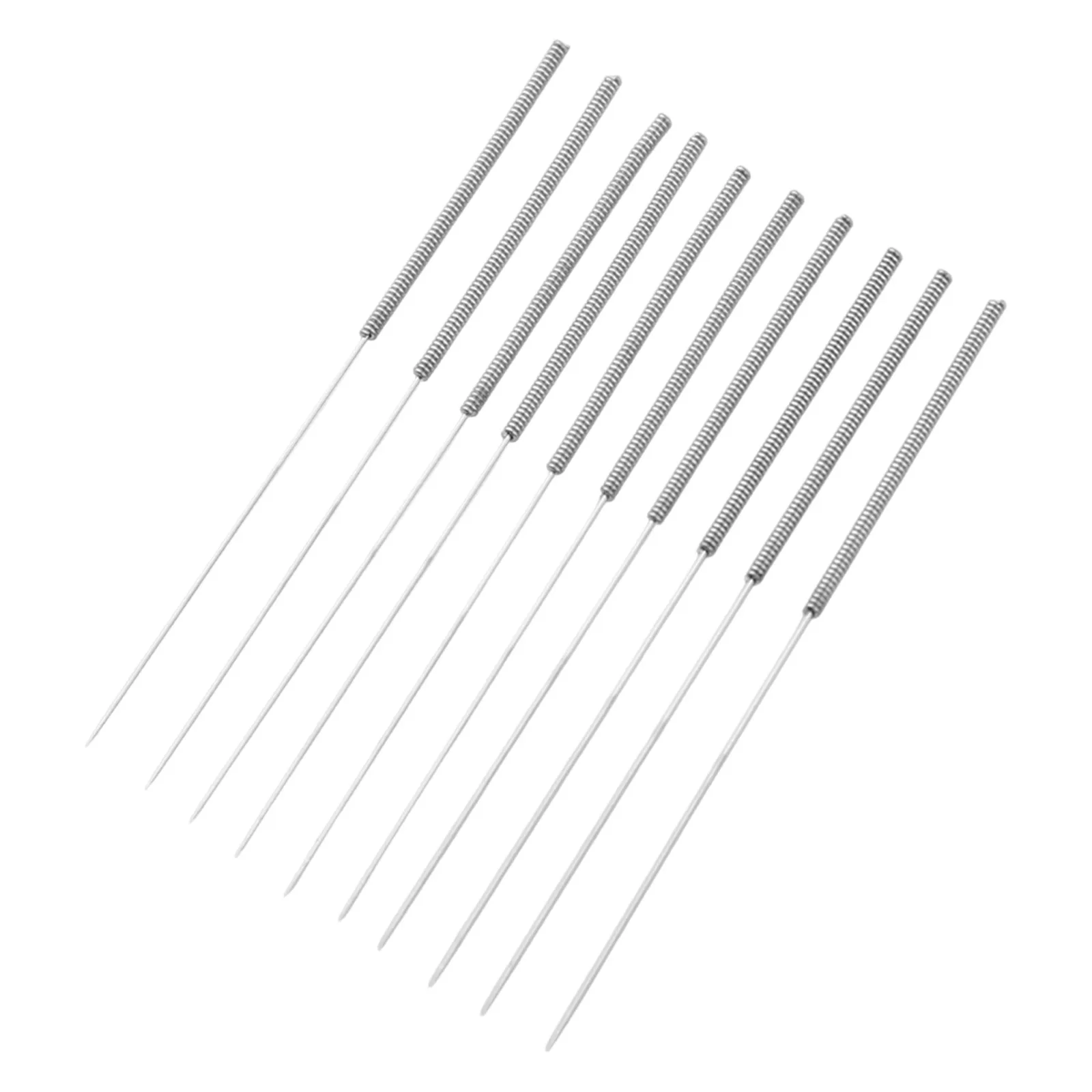 10pcs Stainless Steel Nozzle Cleaning Needles Kit For 3D Printer- 0.4mm For 3D Printer Performance Maintaining & Optimizing