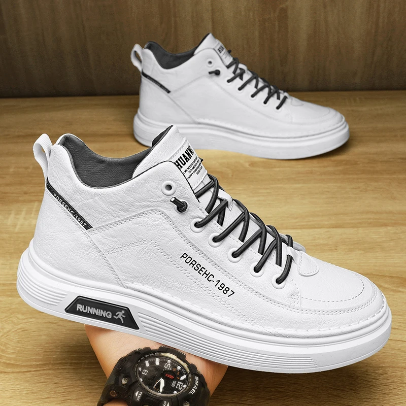 CYYTL Mens Shoes 2024 New Summer Sneakers Casual Platform Leather Loafers Skateboard Designer Luxury Sport Fashion Work Tennis