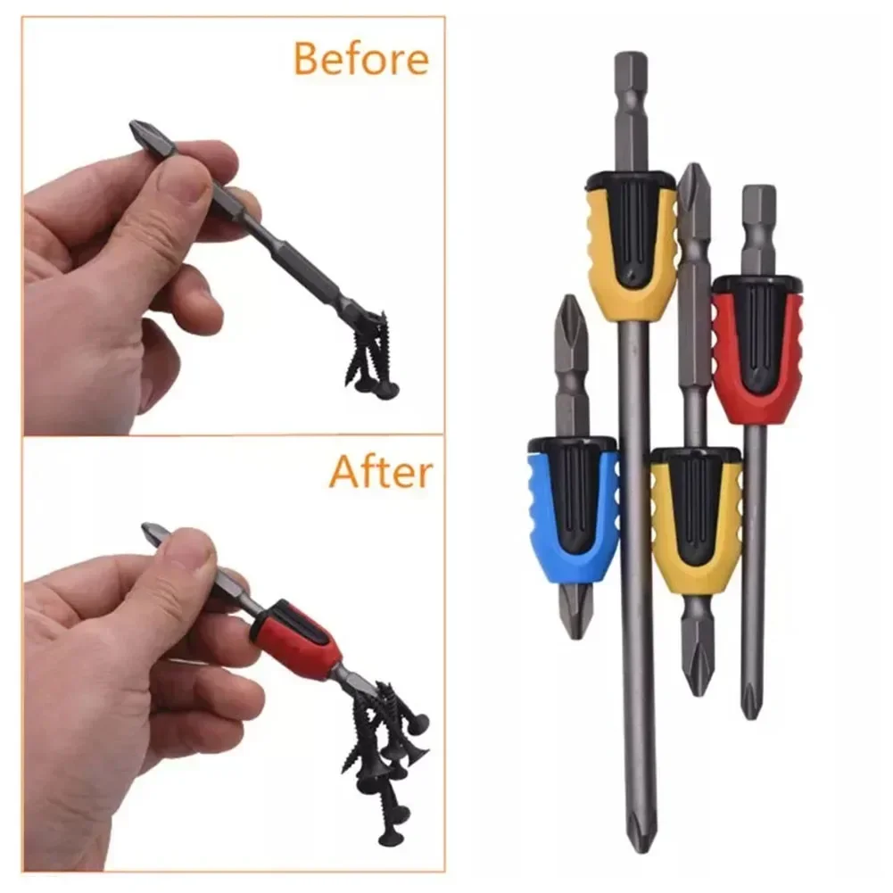 2pcs Screwdriver Magnetizer Universal Magnetic Ring Drill Bit Magnet Powerful Ring Strong Magnetizer Electric Screwdriver Bits